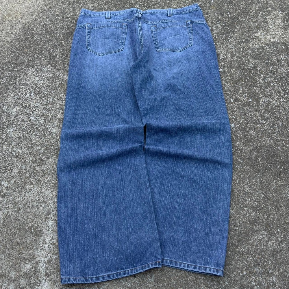 Vintage Y2K Tony Hawk Wide Leg Skate Jeans Baggy Denim Blue 38x30 (f12)
